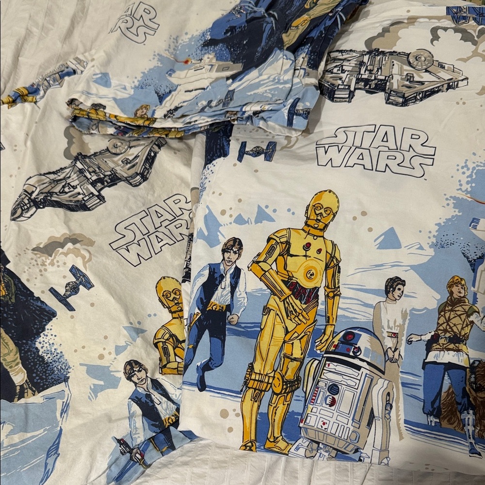 PBK Star Wars Themed Duvet Cover & Shams 100% Cotton